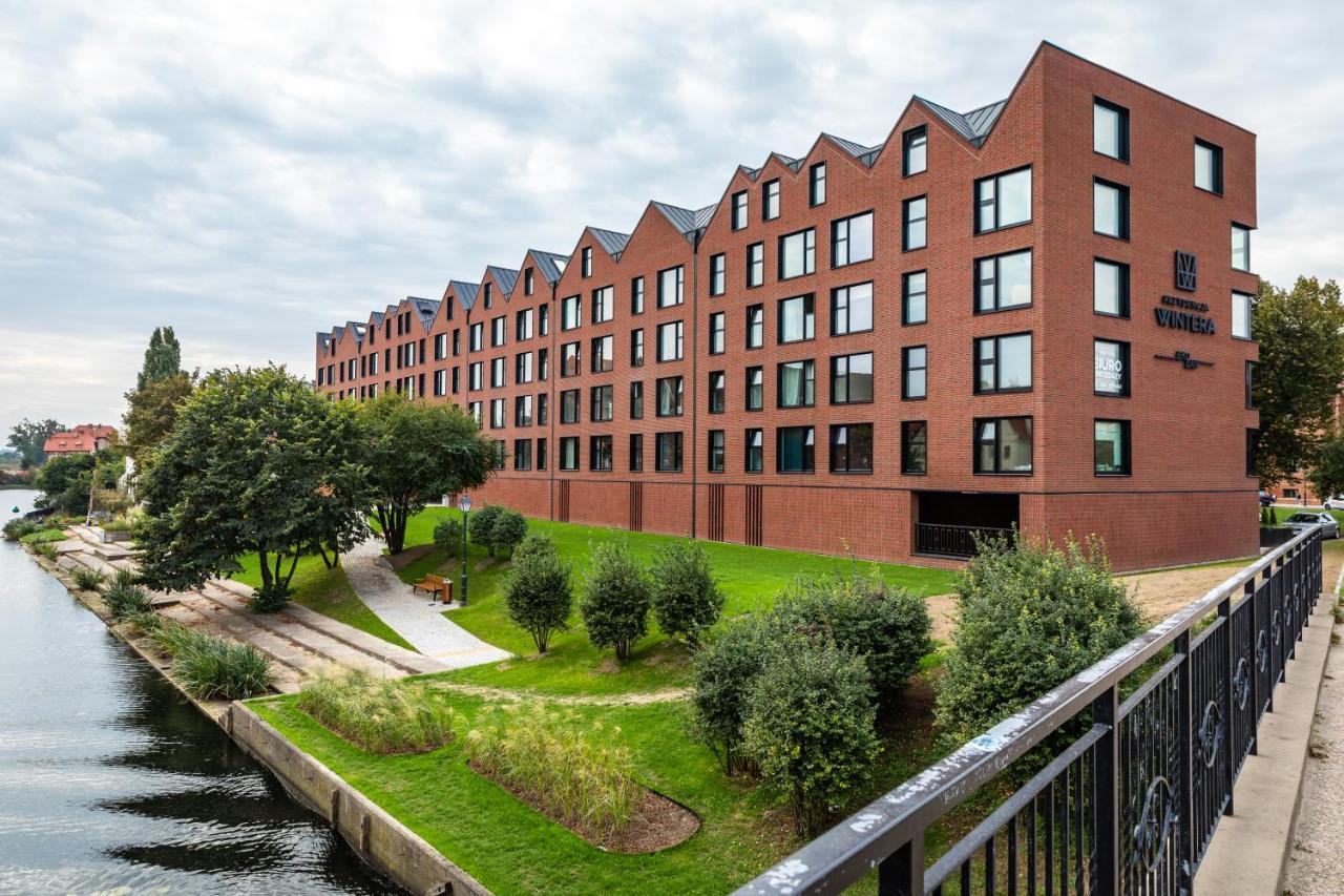 Pobookowane River View Apartments Gdańsk Buitenkant foto