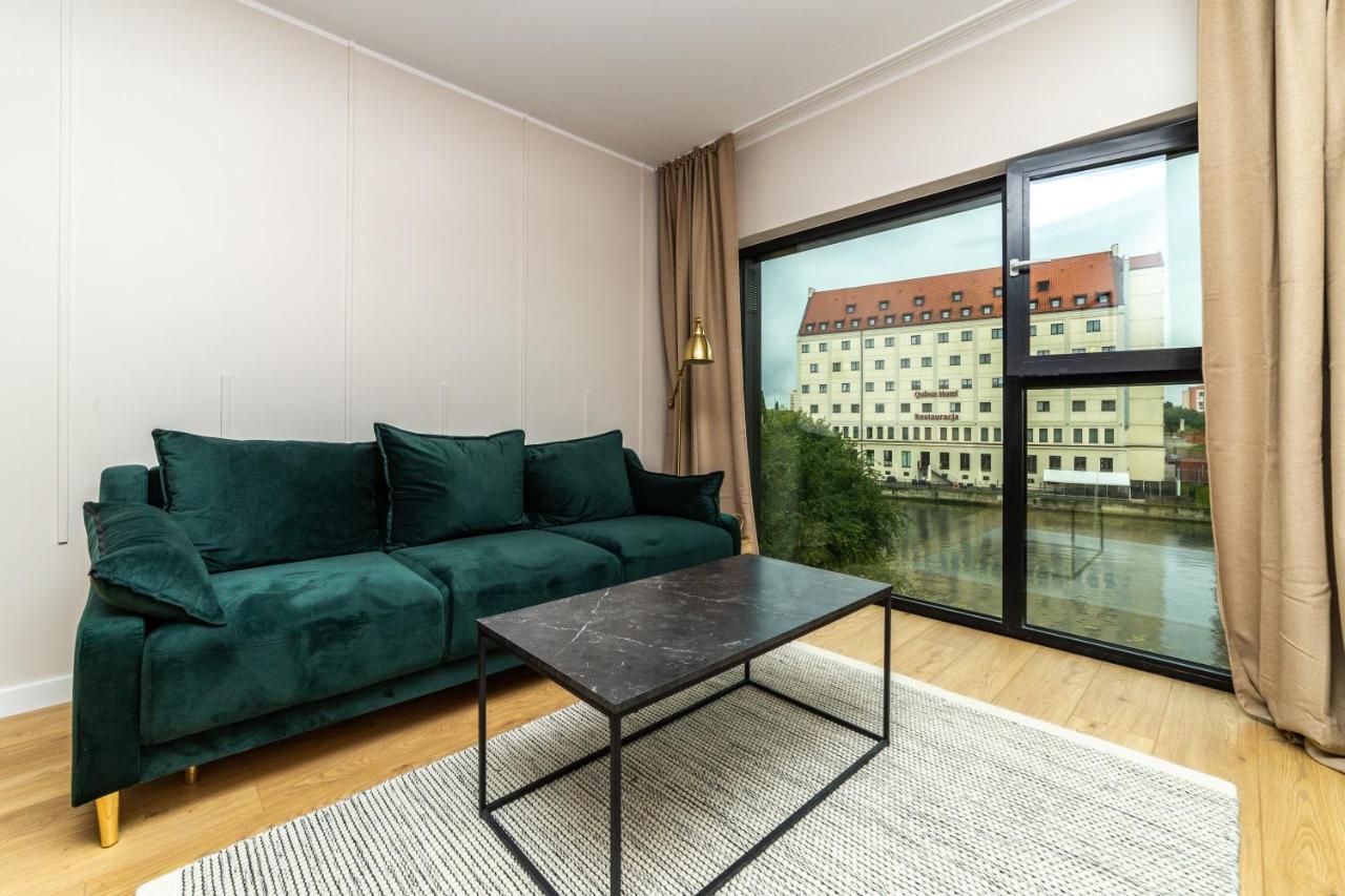Pobookowane River View Apartments Gdańsk Buitenkant foto