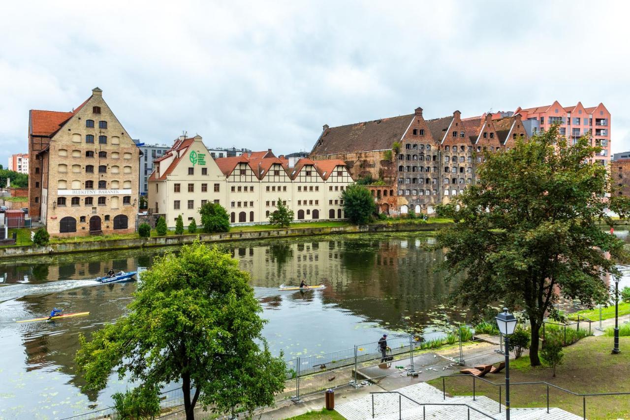 Pobookowane River View Apartments Gdańsk Buitenkant foto